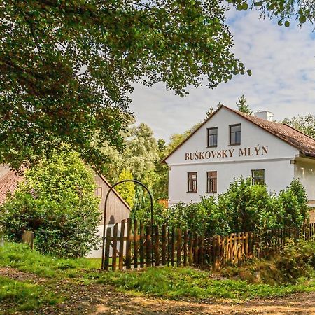 Buskovsky Mlyn 1580 Hotel Dolní Bousov Kültér fotó
