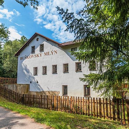 Buskovsky Mlyn 1580 Hotel Dolní Bousov Kültér fotó